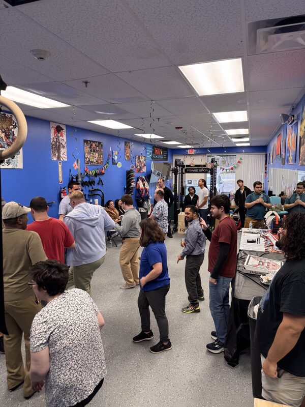 Gym celebration