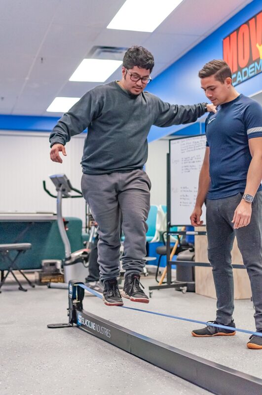 Slackline balance training